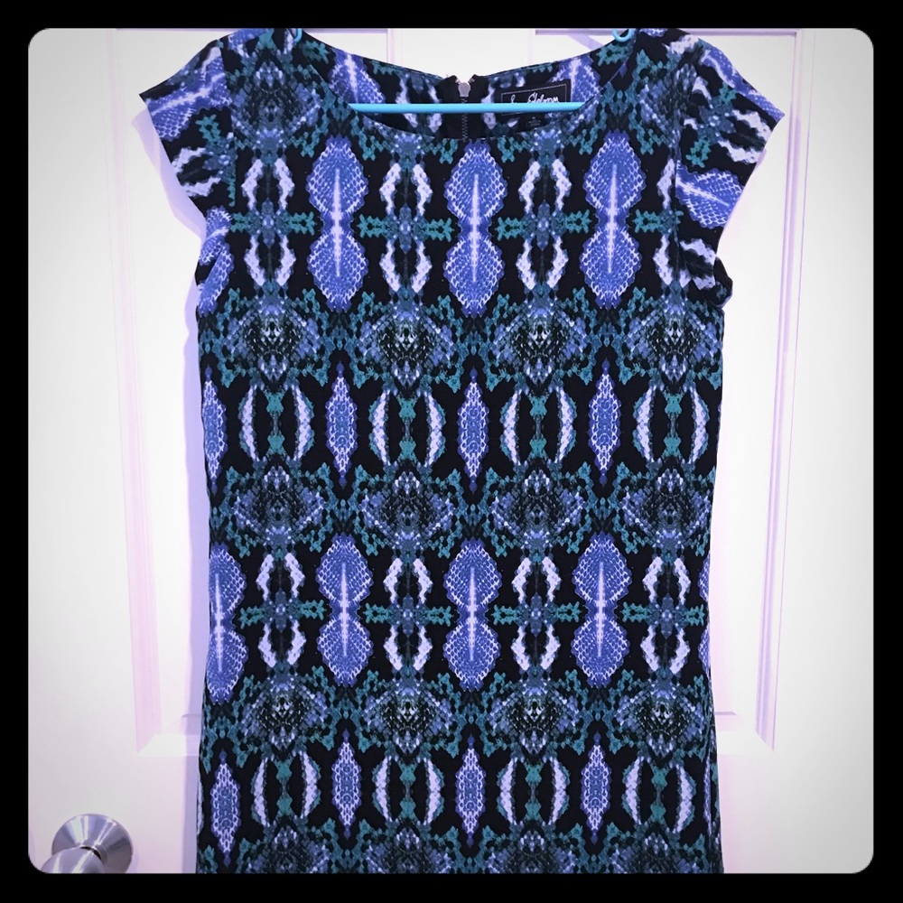 💜 Sam Edelman Snakeskin Pattern Mini Dress